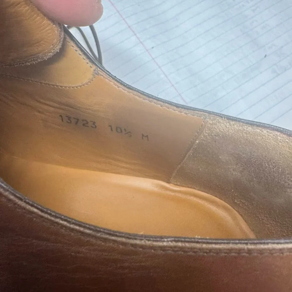 Magnanni Brown Leather Lace Up Oxfords Men's Size 10.5